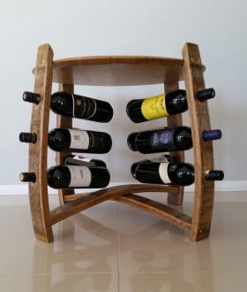 Deconstructed side table wine rack 1