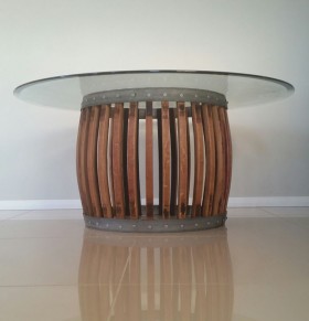 Glass top side table 1