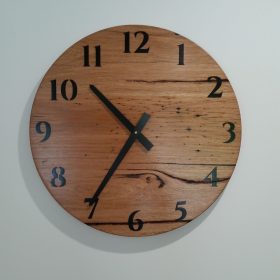 Hardwood clock 1