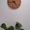 Hardwood clock